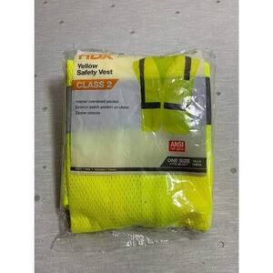 - safety vest class 2 ANSI 107-2015 Garment Bright Yellow